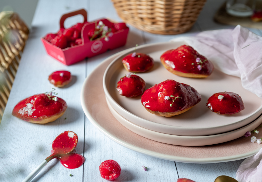 Madeleines framboises