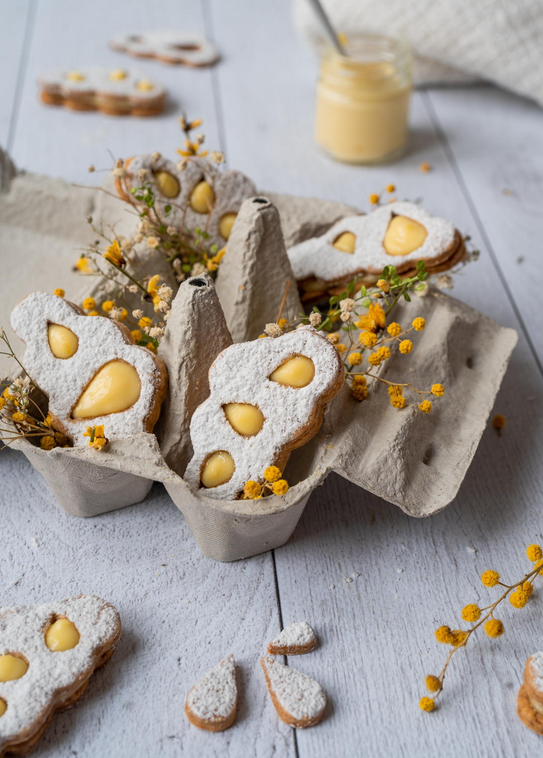 Recette biscuits sablés nuage citron et bergamote